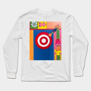 Target Cartoon Long Sleeve T-Shirt